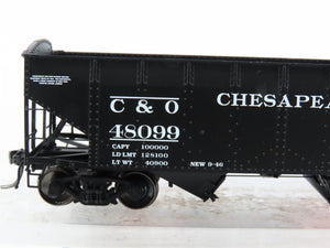 HO Scale InterMountain 47172-06* C&O Chesapeake & Ohio 2-Bay Hopper #48099