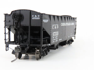 HO Scale InterMountain 47172-01* C&O Chesapeake & Ohio 2-Bay Hopper #47533