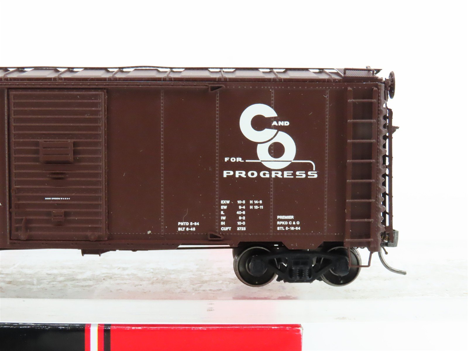 HO Scale InterMountain 45781-06* C&O Chesapeake & Ohio Progress Box Car #14955