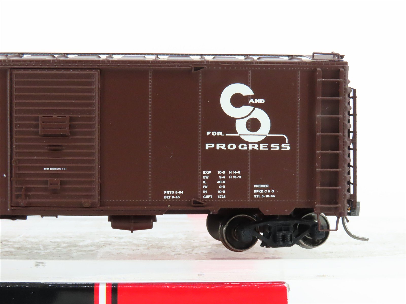 HO Scale InterMountain 45781-05* C&O Chesapeake & Ohio Progress Box Car #14891