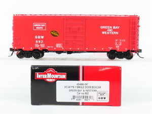 HO Scale InterMountain 45486-06* GBW Green Bay Route Packers 40' Box Car #892