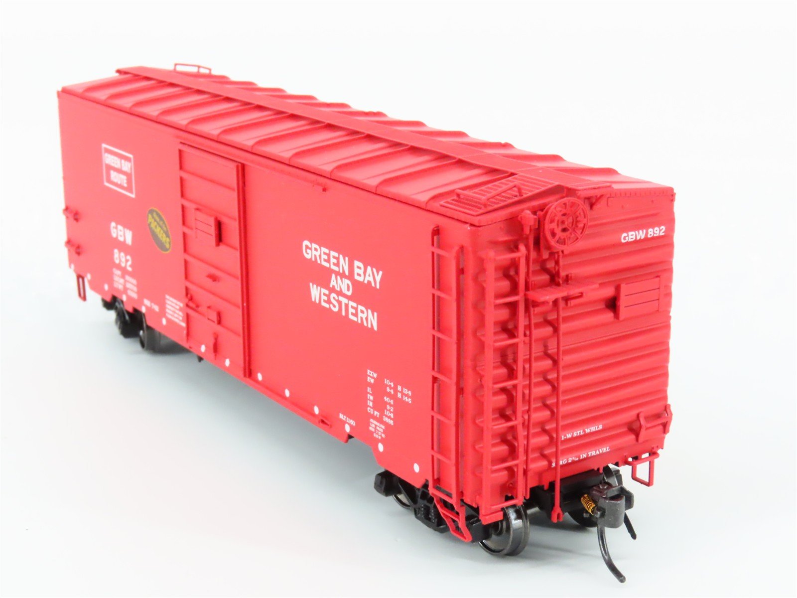 HO Scale InterMountain 45486-06* GBW Green Bay Route Packers 40' Box Car #892