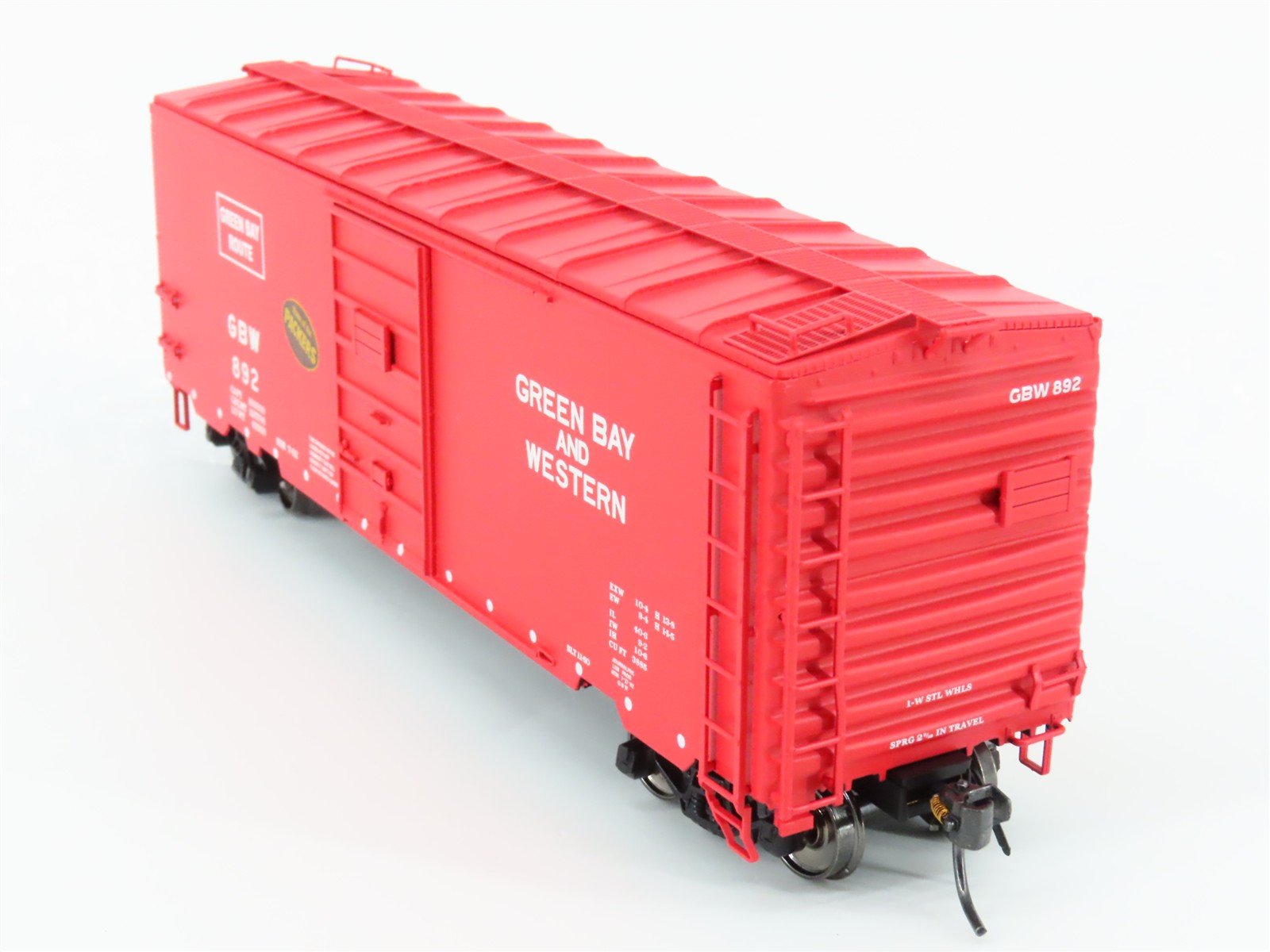 HO Scale InterMountain 45486-06* GBW Green Bay Route Packers 40' Box Car #892