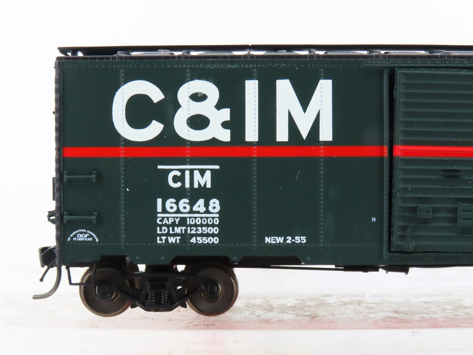 HO Scale InterMountain YesterYear Y203CIM-05 C&IM Railroad 40' Box Car #16648