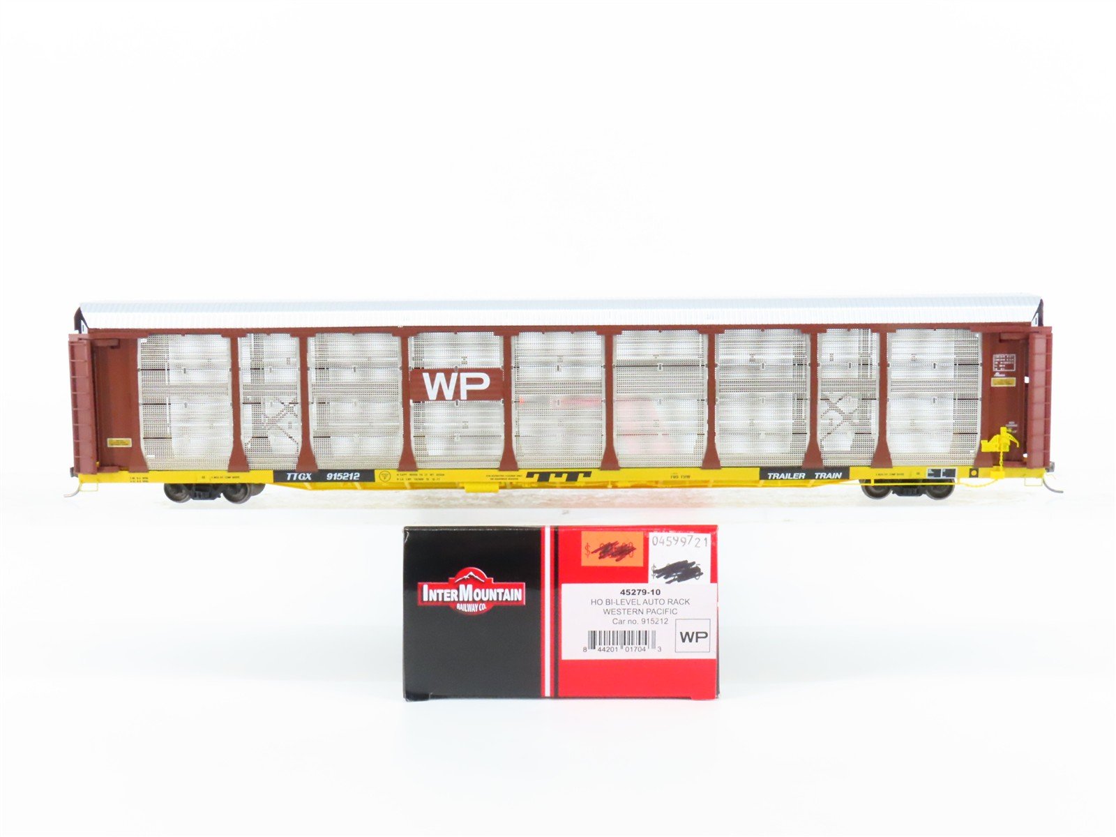 HO InterMountain 45279-10 TTGX WP Western Pacific Bi-Level Auto Rack #915212