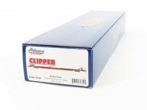 HO Scale Athearn Genesis ATHG70740 Trailer Train 89' Flat Car w/ 45' Trailer