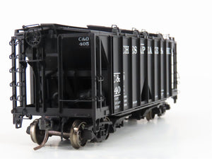 HO Scale Intermountain 48601-02 C&O Chesapeake & Ohio 2-Bay Covered Hopper #405