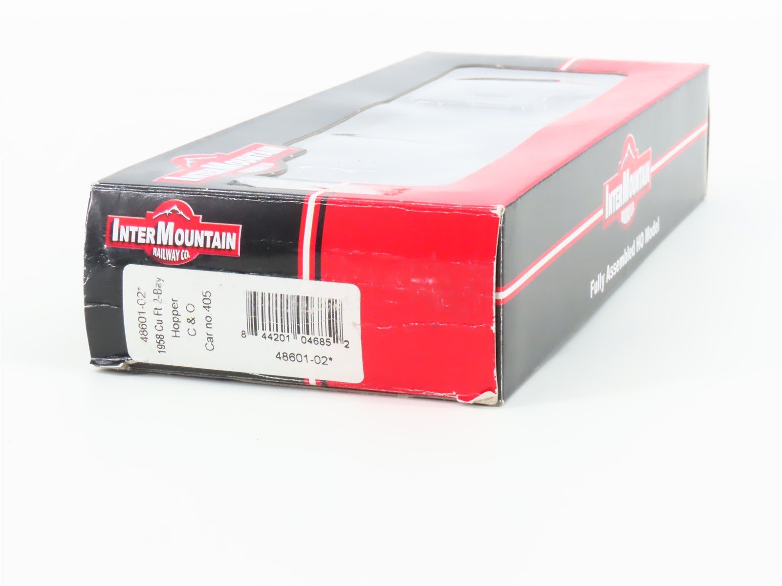 HO Scale Intermountain 48601-02 C&O Chesapeake & Ohio 2-Bay Covered Hopper #405