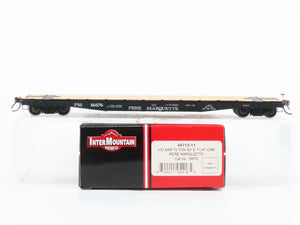 HO Intermountain 48715-11 PM Pere Marquette AAR 70-Ton 53' Flatcar #16676