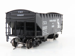HO Scale Intermountain 47170-03 C&O Chesapeake & Ohio 2-Bay Open Hopper #126297