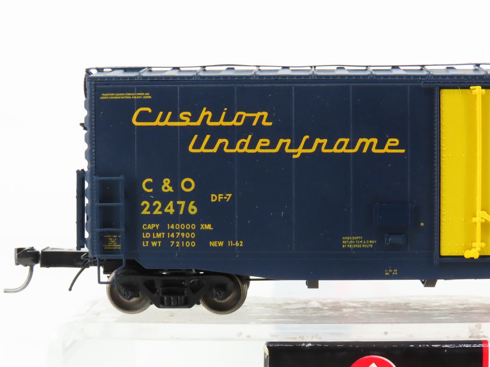 HO Scale Intermountain 45957-03 C&O Chesapeake & Ohio PS-1 50' Boxcar #22476