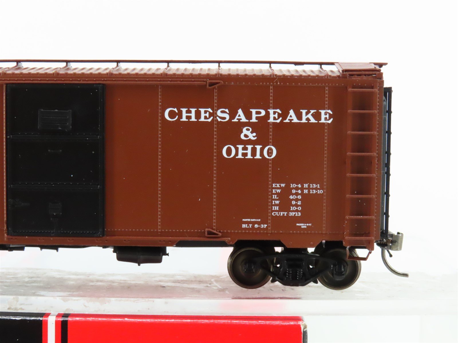 HO Scale Intermountain 45793-01 C&O Chesapeake & Ohio 40' Boxcar #5407