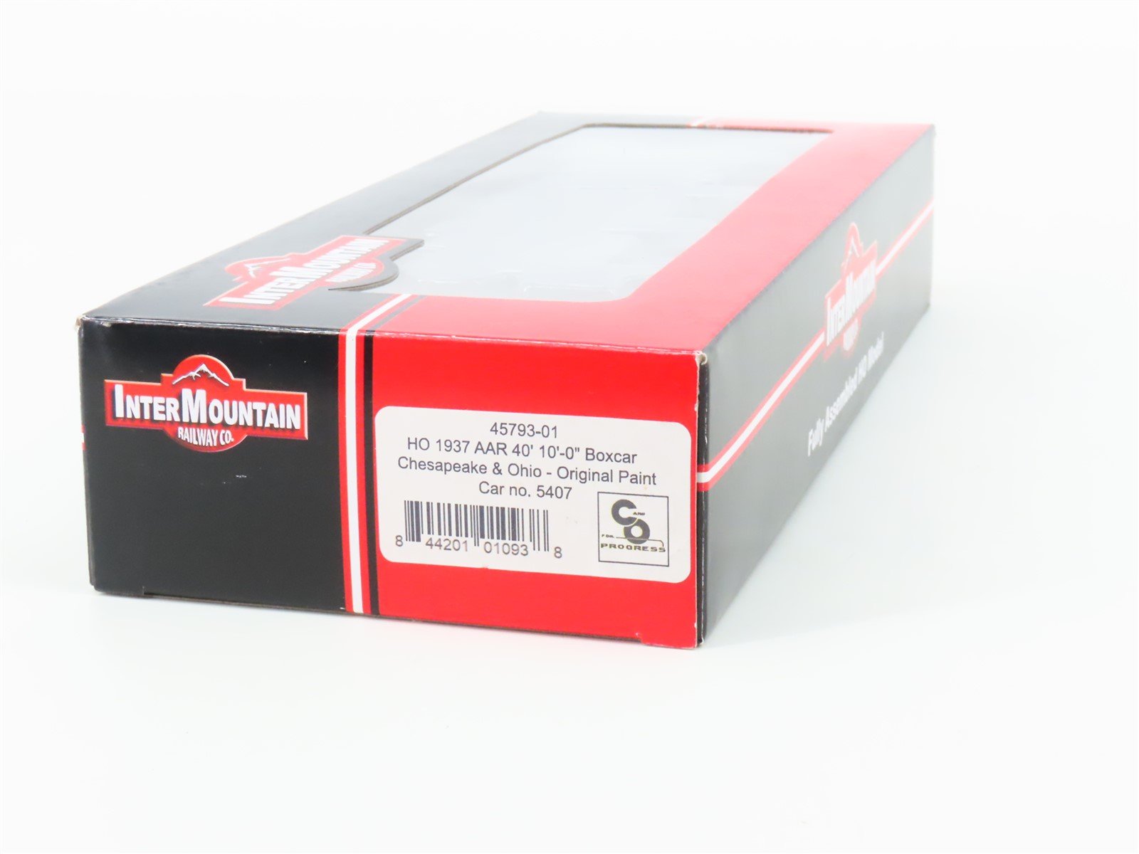 HO Scale Intermountain 45793-01 C&O Chesapeake & Ohio 40' Boxcar #5407