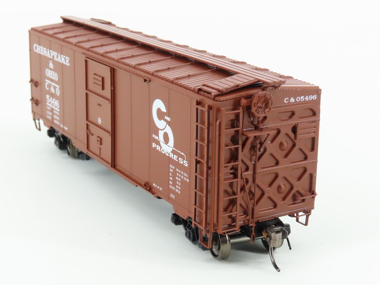 HO Scale Intermountain 45794-06 C&O Chesapeake & Ohio 40' Boxcar #5496