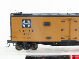 HO Intermountain 46401-41 SFRD Santa Fe 40' Reefer Car #34669 Weathered