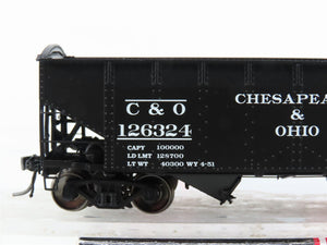 HO Scale Intermountain 47170-04 C&O Chesapeake & Ohio 2-Bay Open Hopper #126234
