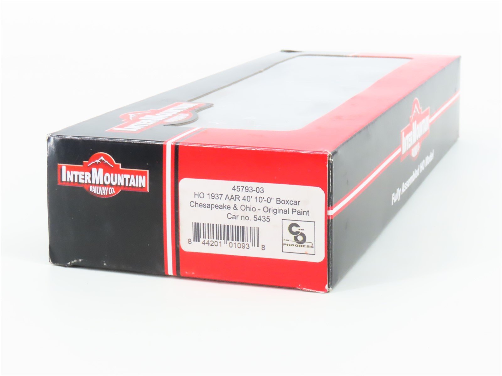 HO Scale Intermountain 45793-03 C&O Chesapeake & Ohio 40' Boxcar #5435