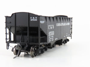 HO Scale Intermountain 47172-01 C&O Chesapeake & Ohio 2-Bay Open Hopper #47533