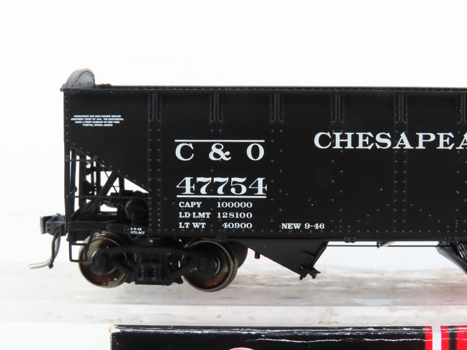 HO Scale Intermountain 47172-03 C&O Chesapeake & Ohio 2-Bay Open Hopper #47754