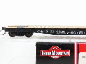 HO Intermountain 48712-08 C&O Chesapeake & Ohio AAR 70-Ton 53' Flatcar #6630