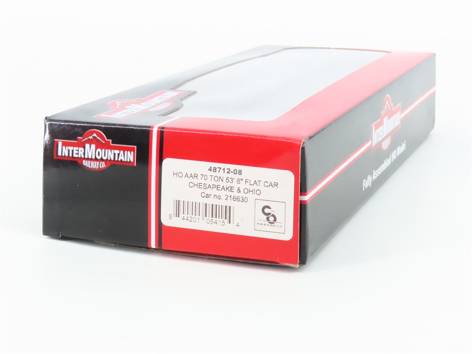 HO Intermountain 48712-08 C&O Chesapeake & Ohio AAR 70-Ton 53' Flatcar #6630