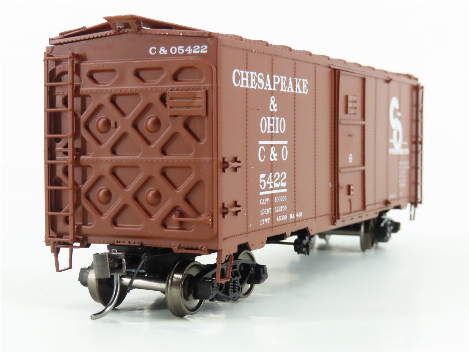 HO Scale Intermountain 45794-02 C&O Chesapeake & Ohio 40' Boxcar #5422