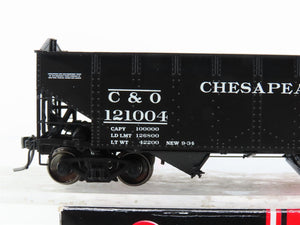 HO Scale Intermountain 47167-01 C&O Chesapeake & Ohio 2-Bay Open Hopper #121004