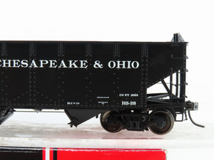 HO Scale Intermountain 47167-01 C&O Chesapeake & Ohio 2-Bay Open Hopper #121004