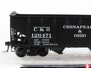 HO Scale Intermountain 47170-05 C&O Chesapeake & Ohio 2-Bay Open Hopper #126471