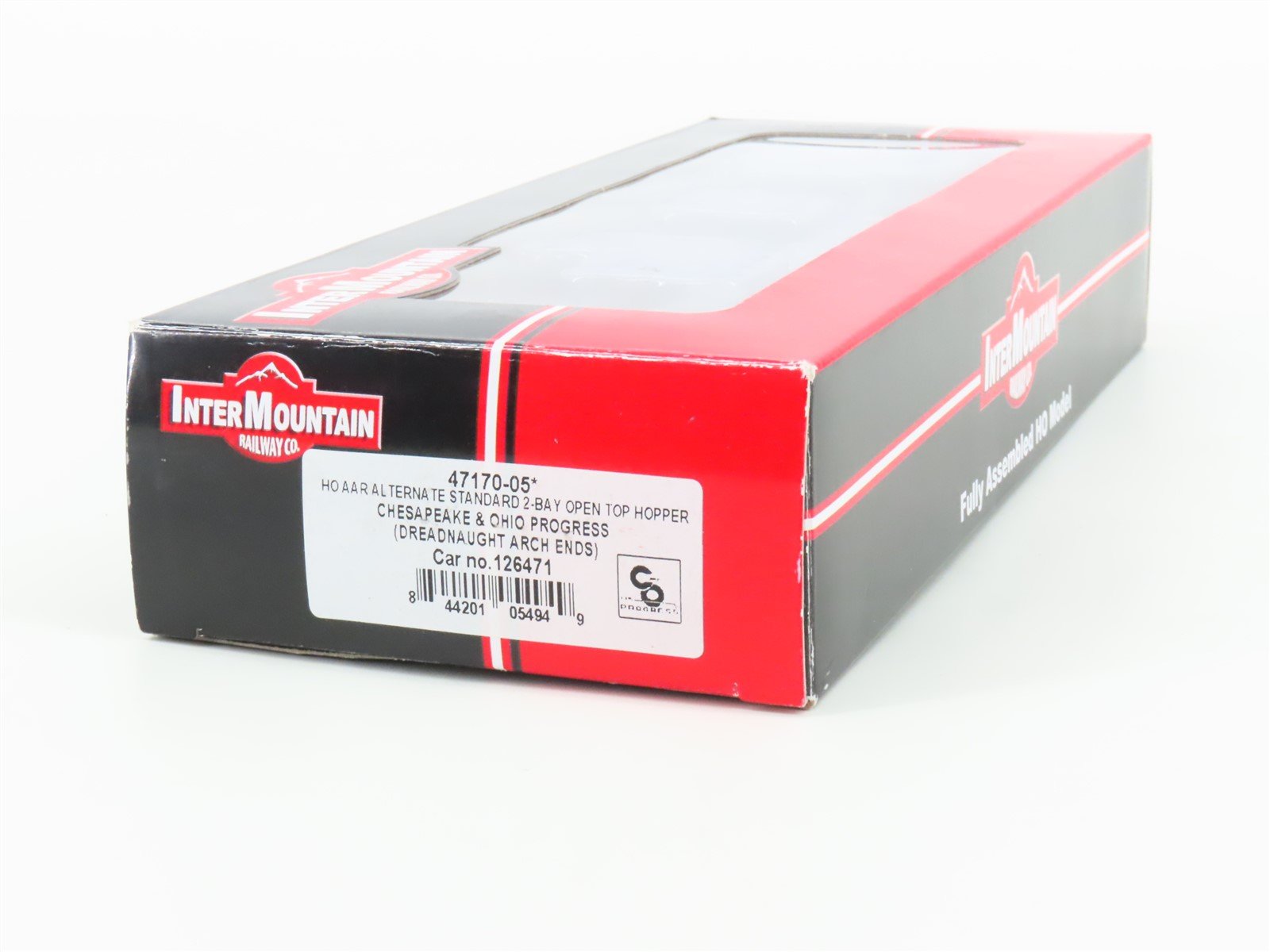 HO Scale Intermountain 47170-05 C&O Chesapeake & Ohio 2-Bay Open Hopper #126471