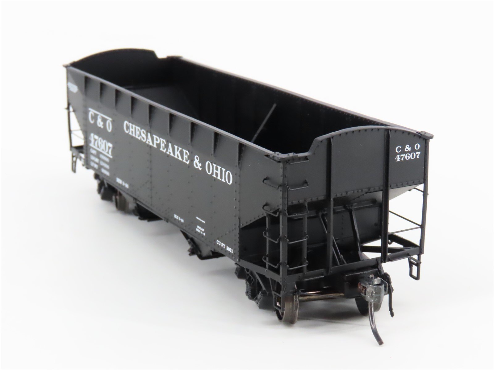 HO Scale Intermountain 47172-02 C&O Chesapeake & Ohio 2-Bay Open Hopper #47607