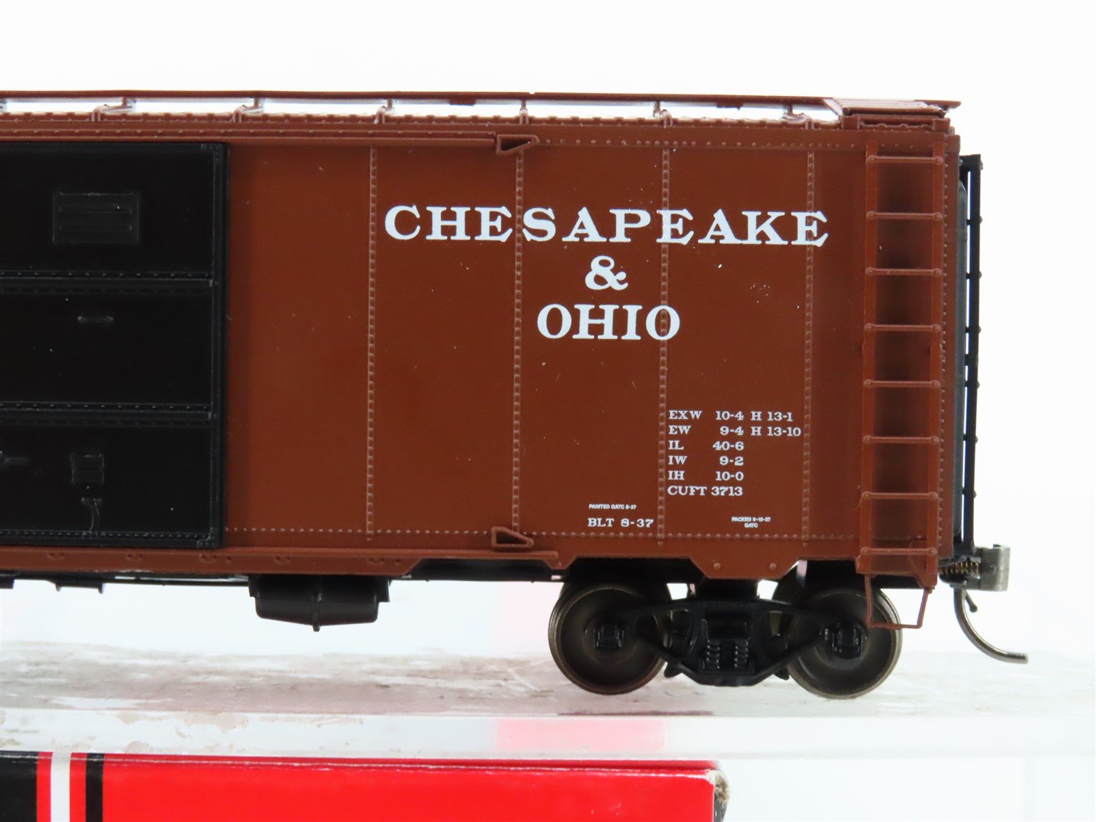 HO Scale Intermountain 45793-06 C&O Chesapeake & Ohio 40' AAR 1937 Boxcar #5487