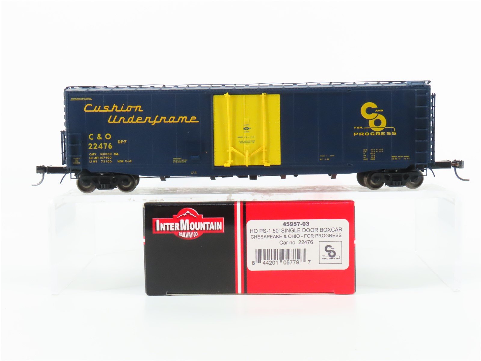 HO Scale Intermountain 45957-03 C&O Chesapeake & Ohio PS-1 50' Boxcar #22476