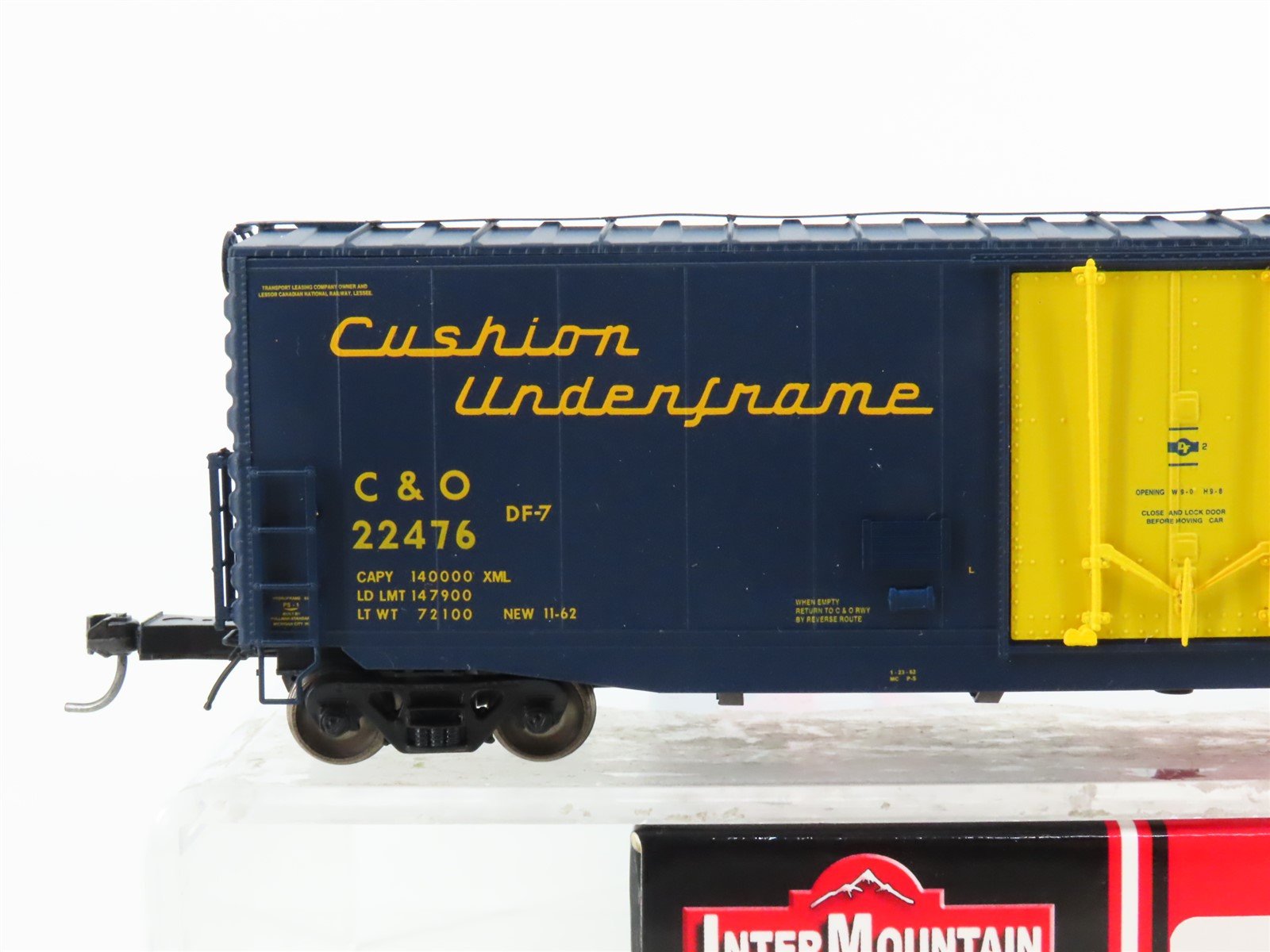 HO Scale Intermountain 45957-03 C&O Chesapeake & Ohio PS-1 50' Boxcar #22476