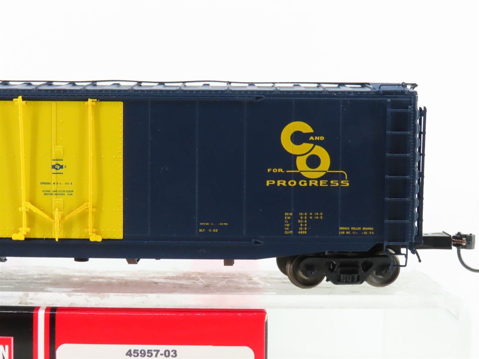 HO Scale Intermountain 45957-03 C&O Chesapeake & Ohio PS-1 50' Boxcar #22476