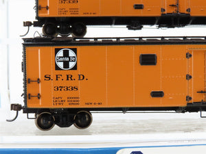 HO Scale Athearn RTR ATH97932 SFRD Santa Fe 50' Ice Bunker Reefer 3-Car Pack