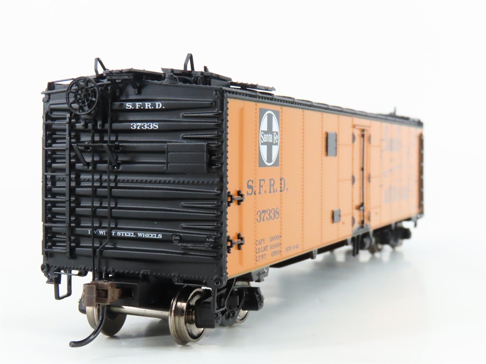 HO Scale Athearn RTR ATH97932 SFRD Santa Fe 50' Ice Bunker Reefer 3-Car Pack