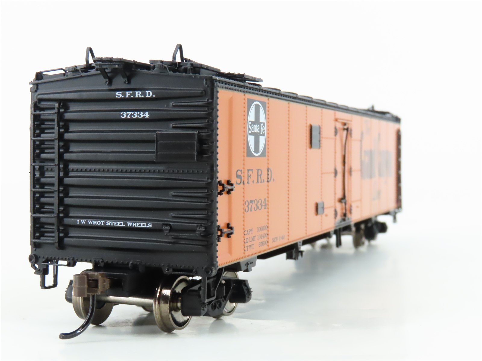 HO Scale Athearn RTR ATH97932 SFRD Santa Fe 50' Ice Bunker Reefer 3-Car Pack
