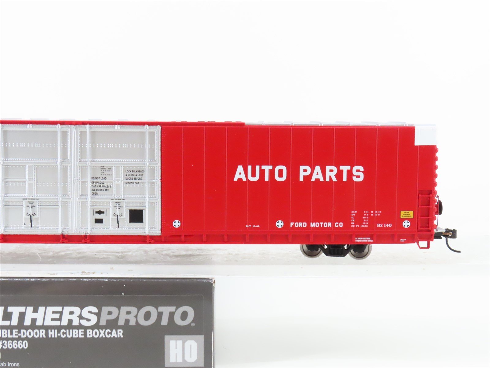 HO Walthers Proto 920-102109 ATSF Santa Fe Auto Parts 86' Hi-Cube Boxcar #36660