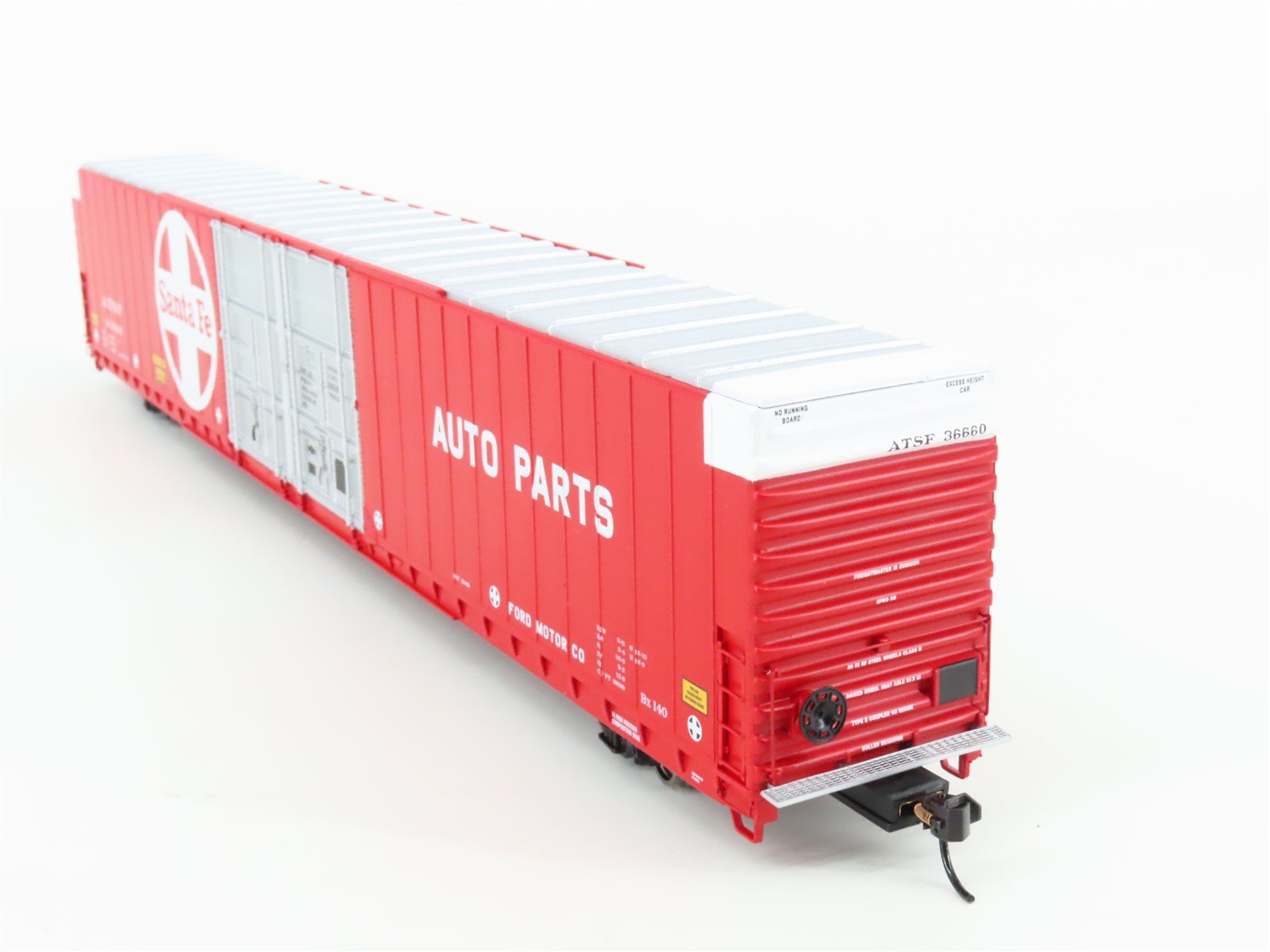 HO Walthers Proto 920-102109 ATSF Santa Fe Auto Parts 86' Hi-Cube Boxcar #36660