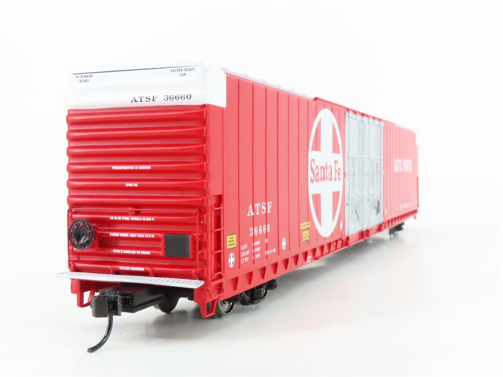 HO Walthers Proto 920-102109 ATSF Santa Fe Auto Parts 86' Hi-Cube Boxcar #36660