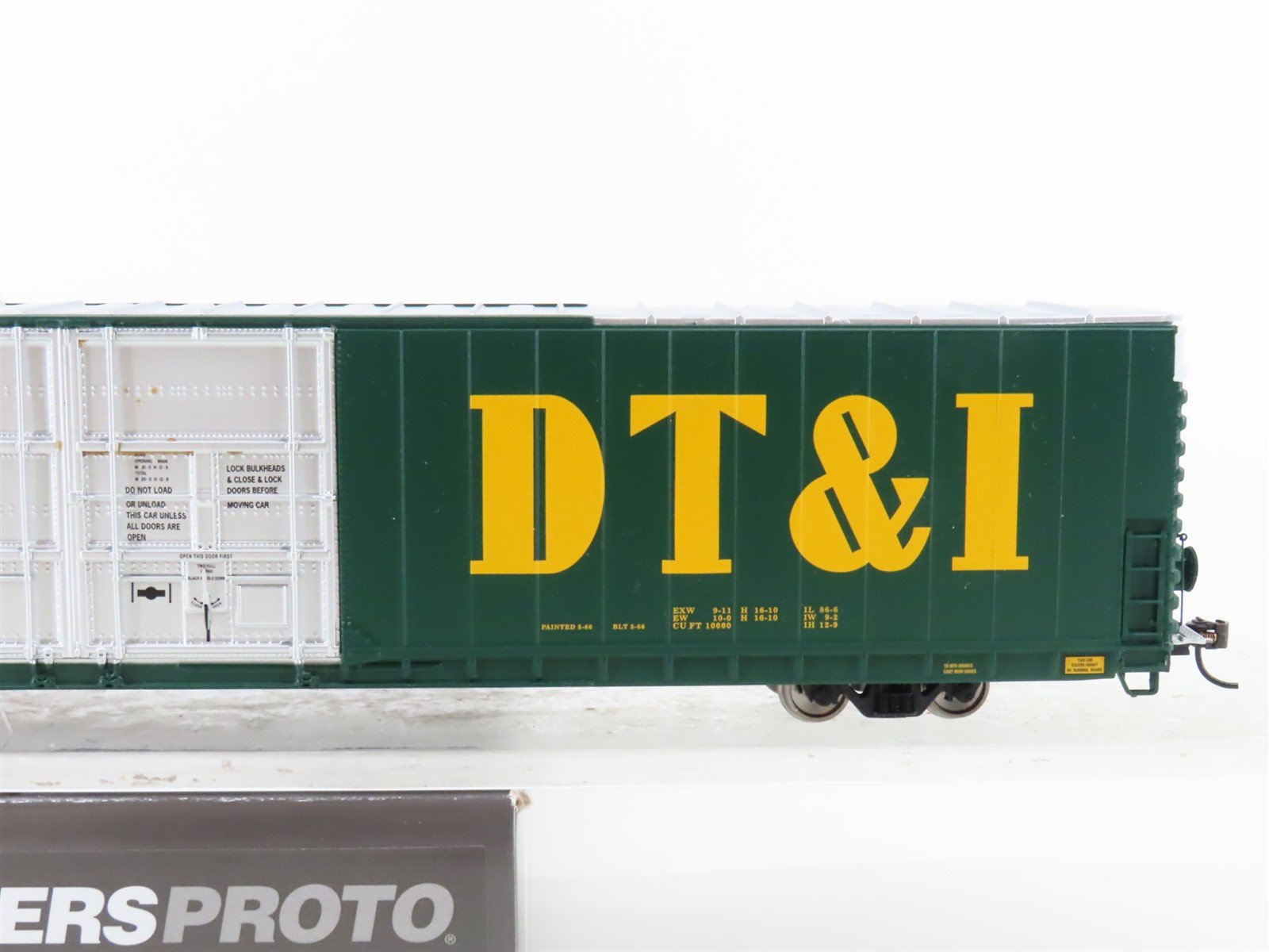 HO Scale Walthers Proto 920-102115 DT&I Railway 86' P-S Hi-Cube Boxcar #26314