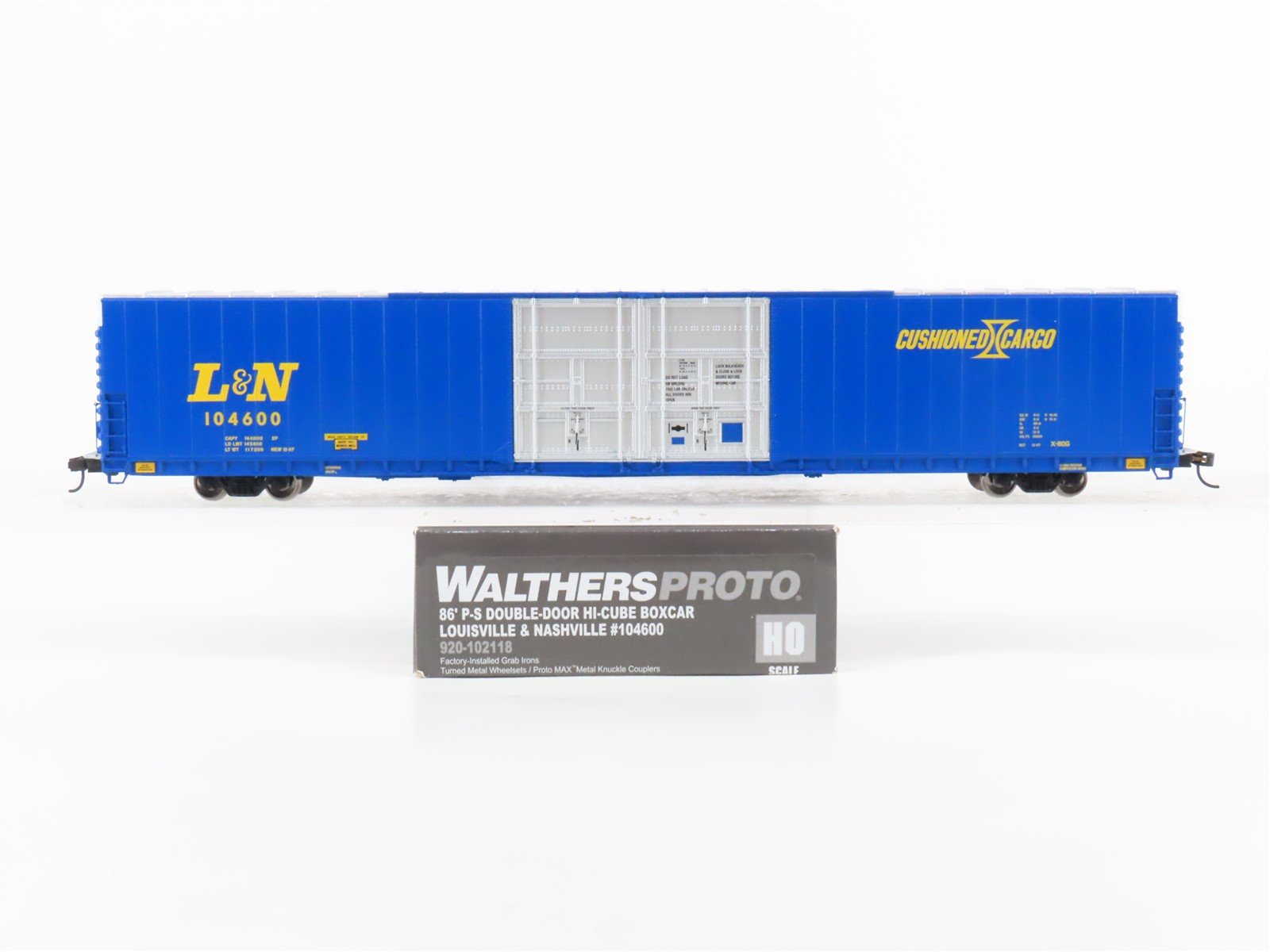 HO Scale Walthers Proto 920-102118 L&N Railway 86' P-S Hi-Cube Boxcar #104600
