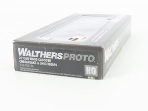 HO Scale Walthers Proto 920-103156 C&O Chesapeake & Ohio 25' Caboose #90860