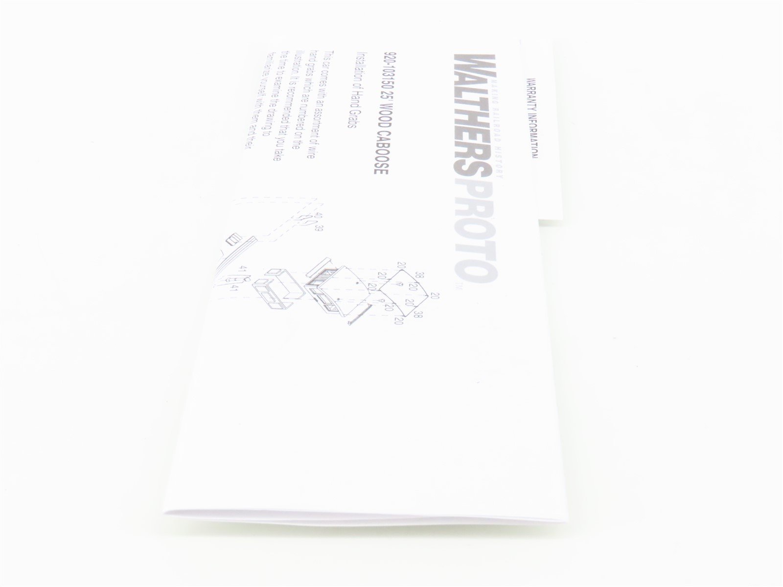 HO Scale Walthers Proto 920-103157 C&O Chesapeake & Ohio 25' Caboose #90711