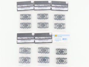 LOT of 6 HO Walthers Proto Commonwealth 6-Wheel Passenger 2-Truck Packs