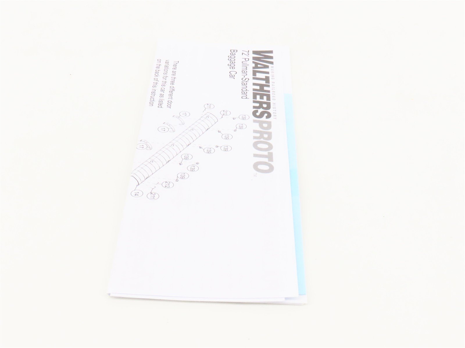 HO Scale Walthers Proto 920-9361 C&O Chesapeake Ohio 72' Baggage Passenger Car