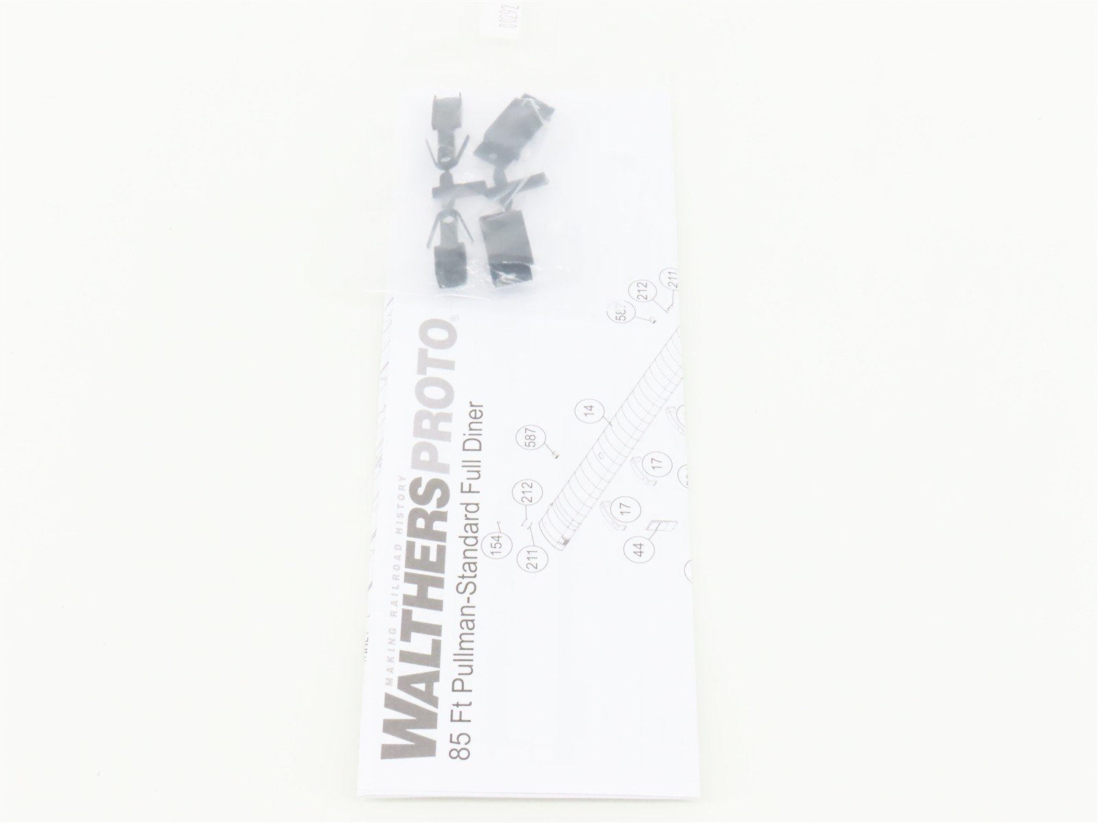 HO Scale Walthers Proto 920-9416 B&O Baltimore & Ohio 85' Dining Passenger Car