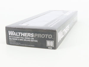 HO Scale Walthers Proto 920-9416 B&O Baltimore & Ohio 85' Dining Passenger Car