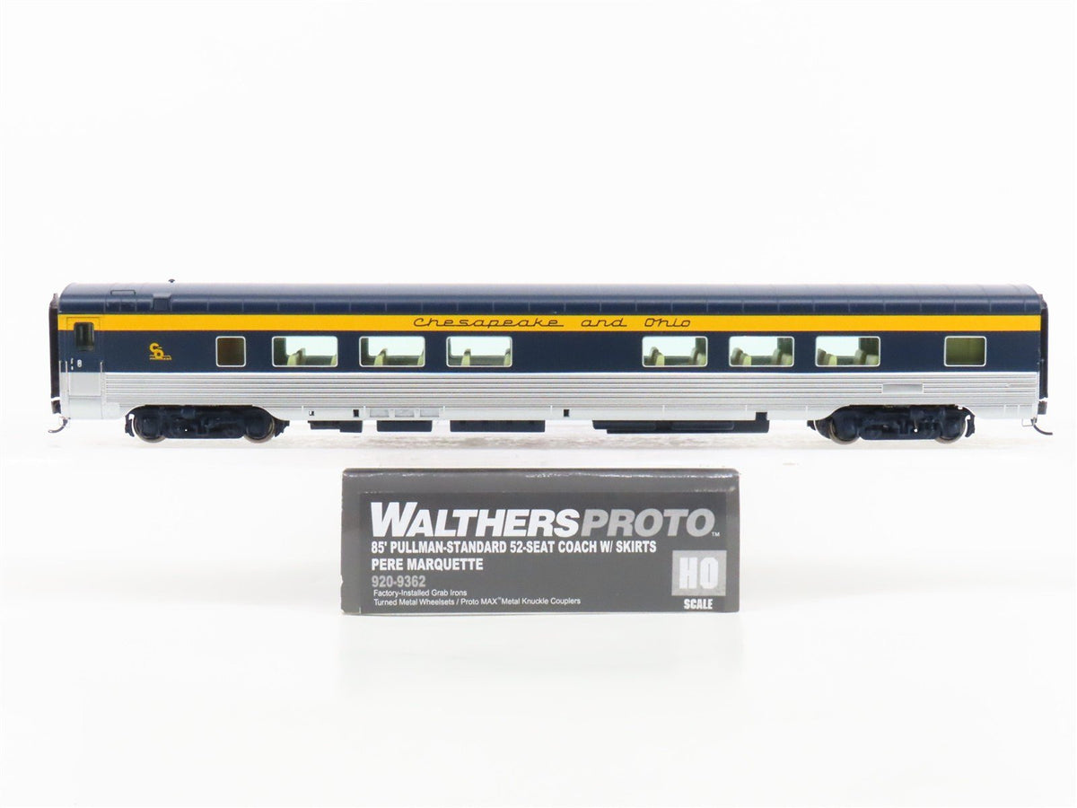 HO Walthers Proto 920-9362 C&amp;O &quot;Pere Marquette&quot; 52-Seat Coach Passenger Car